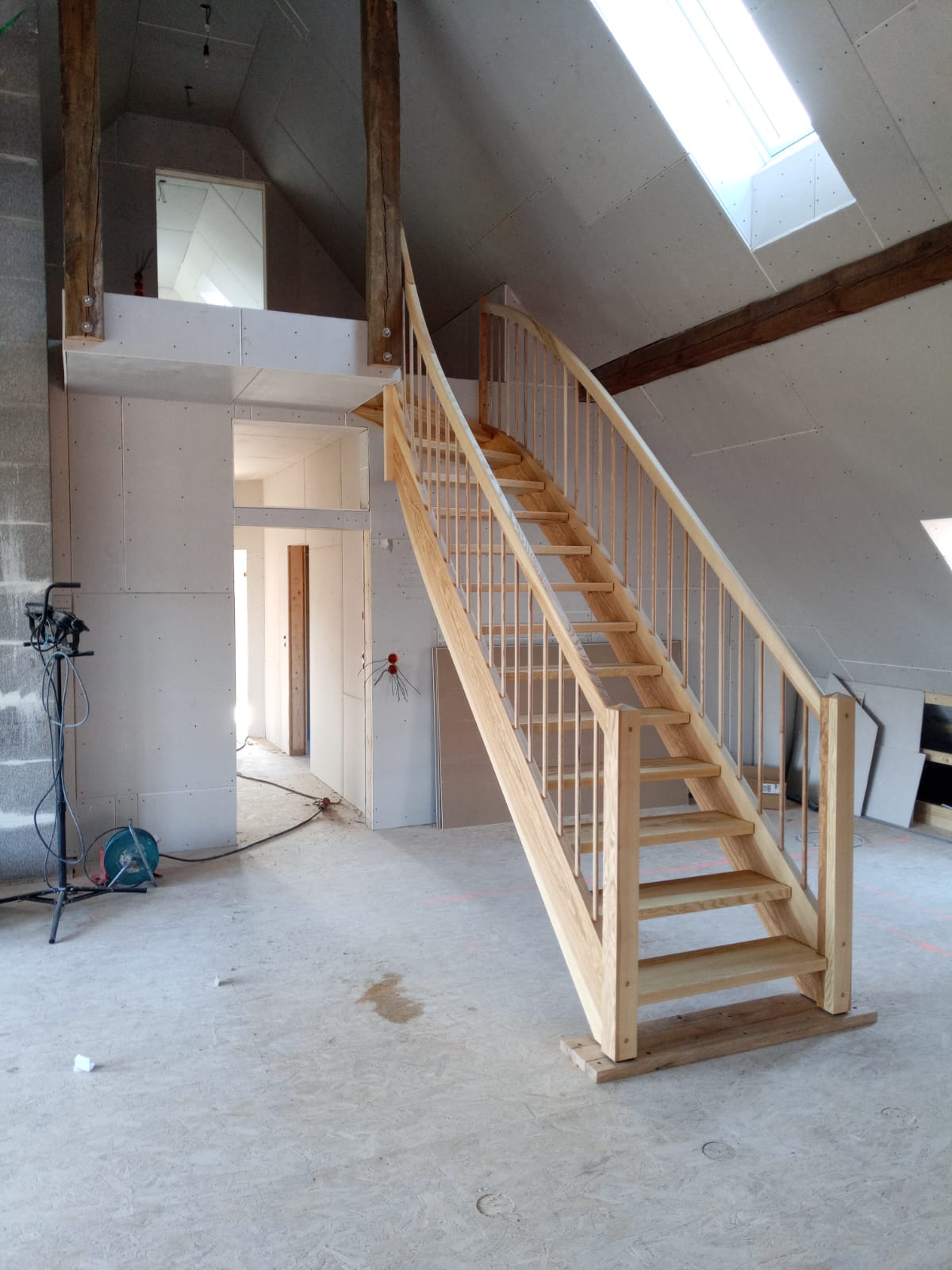 Massivholztreppe