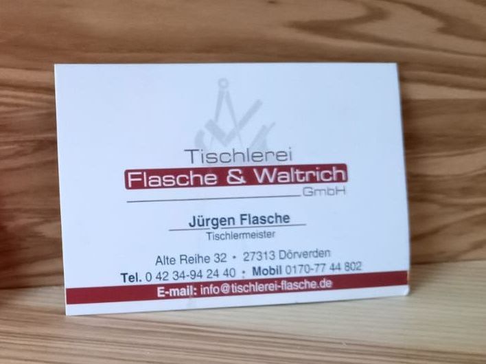 Visitenkarte von Juergen Flasche